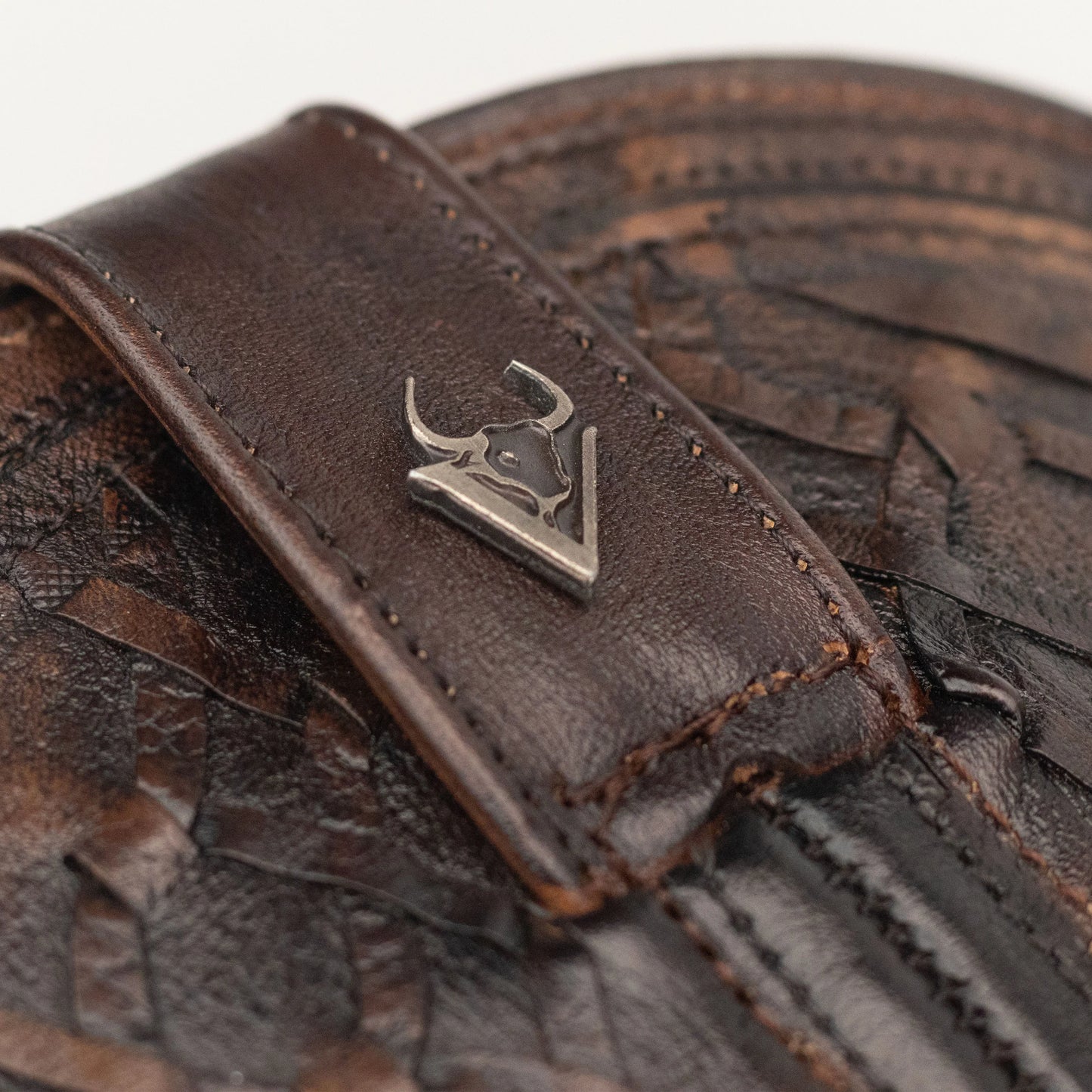 Brio Camel | Bota Vaquera Exótica de Piel de Pirarucu Veretta para Hombre