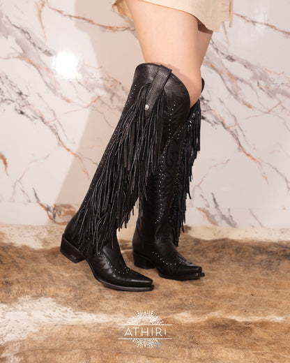 BUFALINO NEGRO HILOS NEGROS  EST. CHLOE H.RETRO