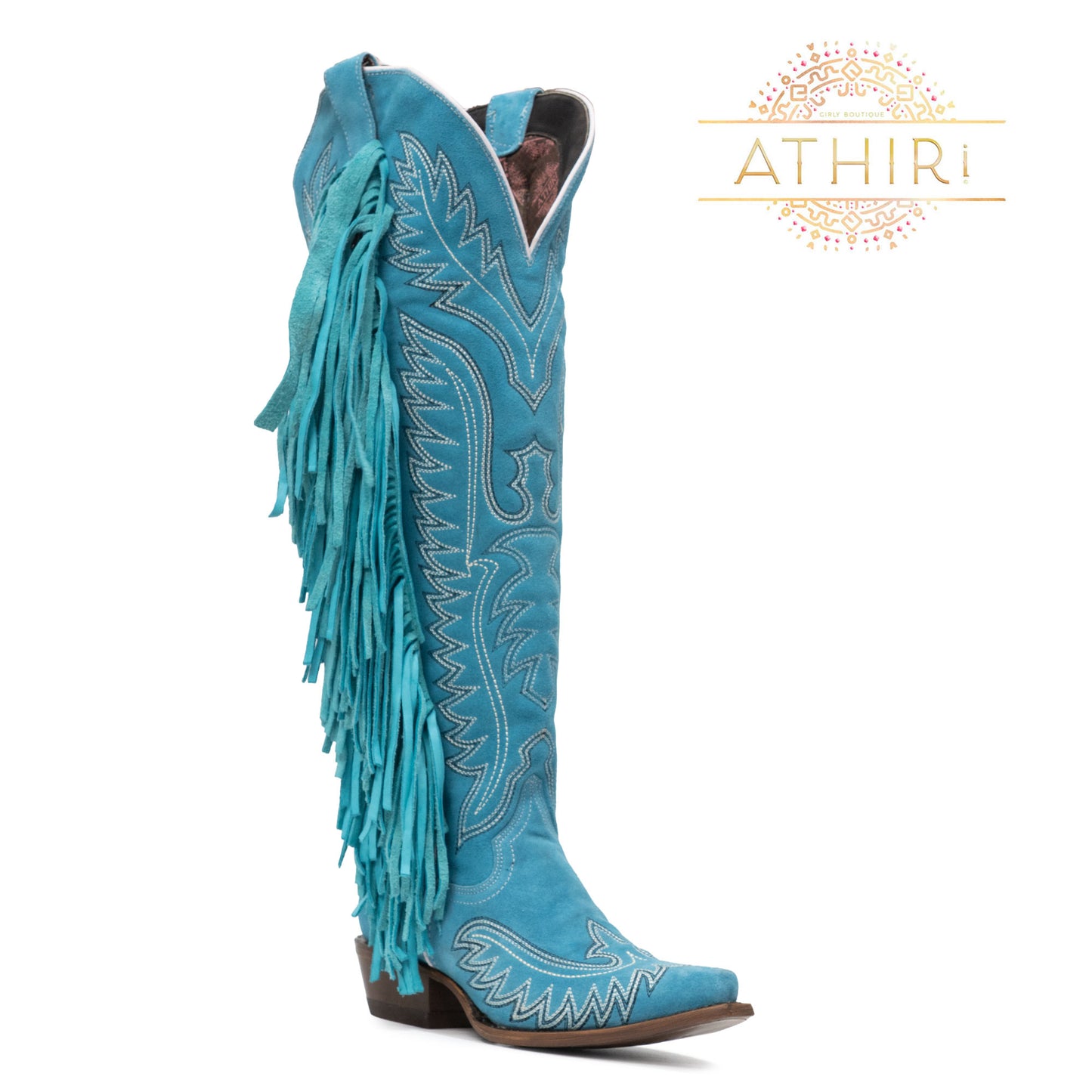 GAMUZA AZUL TURQUESA EST-47 CHLOE H-RETRO