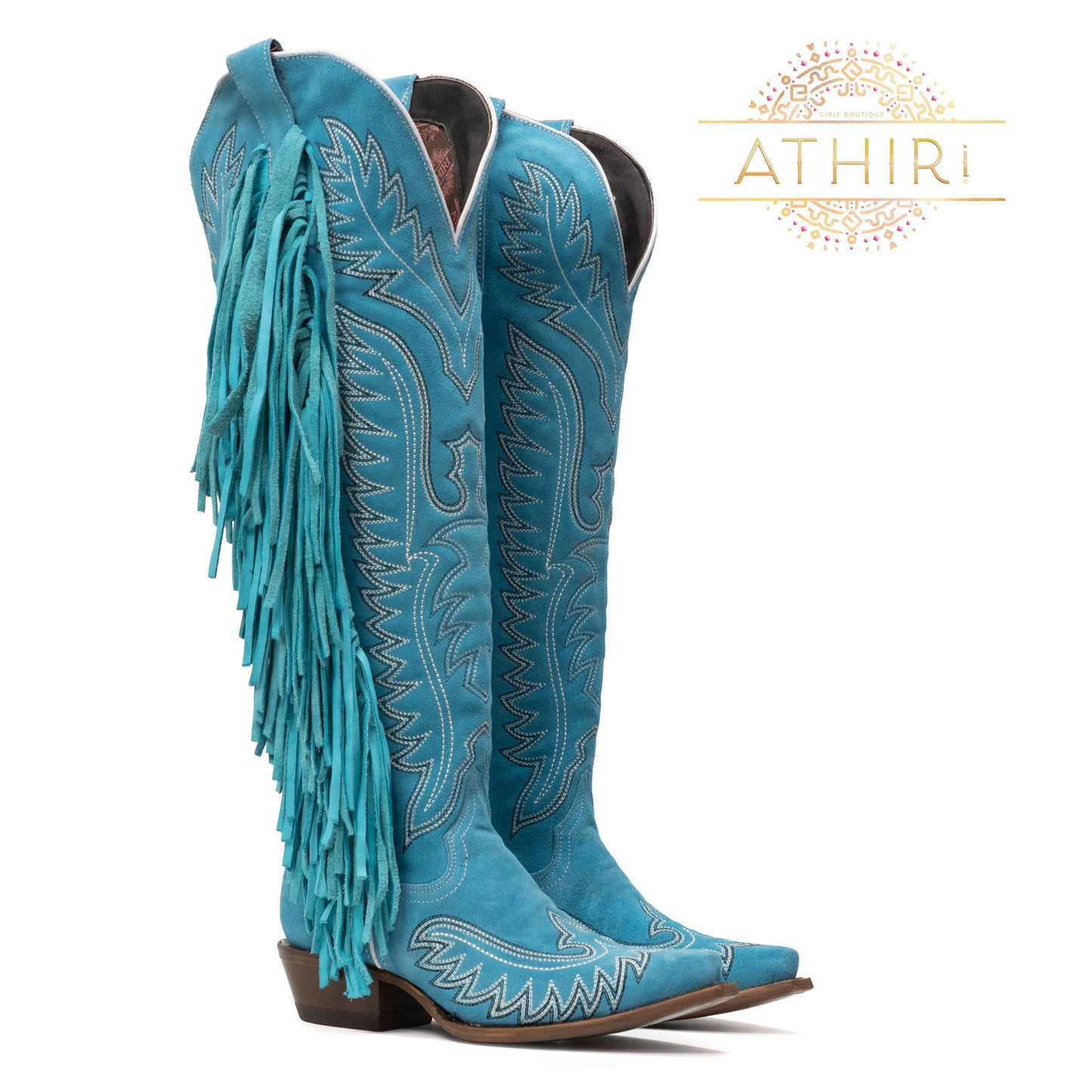 GAMUZA AZUL TURQUESA EST-47 CHLOE H-RETRO