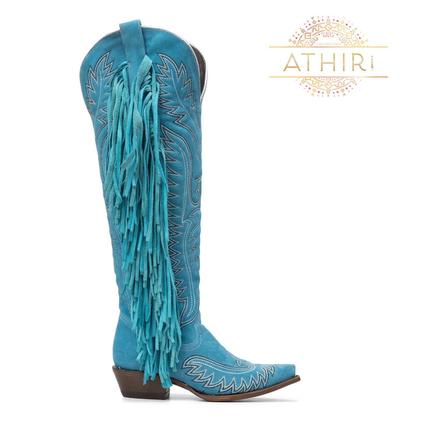 GAMUZA AZUL TURQUESA EST-47 CHLOE H-RETRO