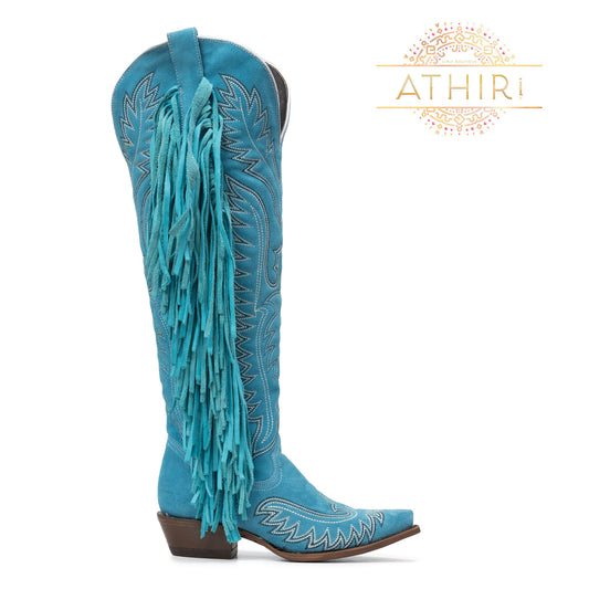 GAMUZA AZUL TURQUESA EST-47 CHLOE H-RETRO