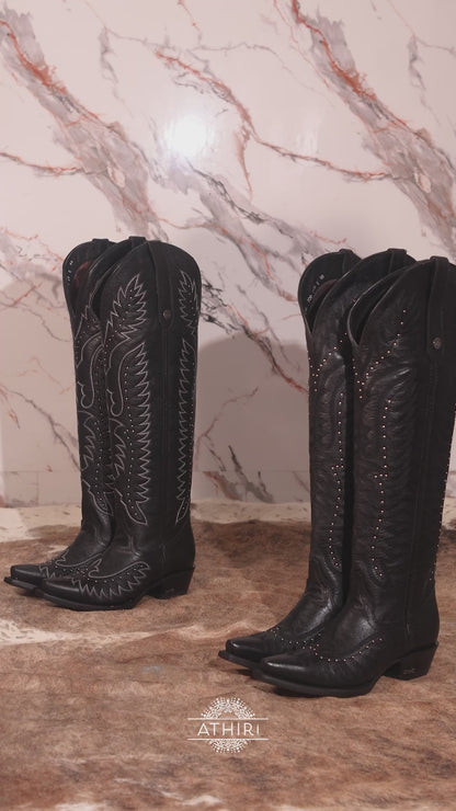 BUFALINO NEGRO HILOS NEGROS  EST. CHLOE H.RETRO